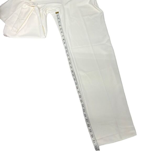 INC Pants High Rise Wide Leg Washed White Side Zipper 8 Women’s - Picture 11 of 16